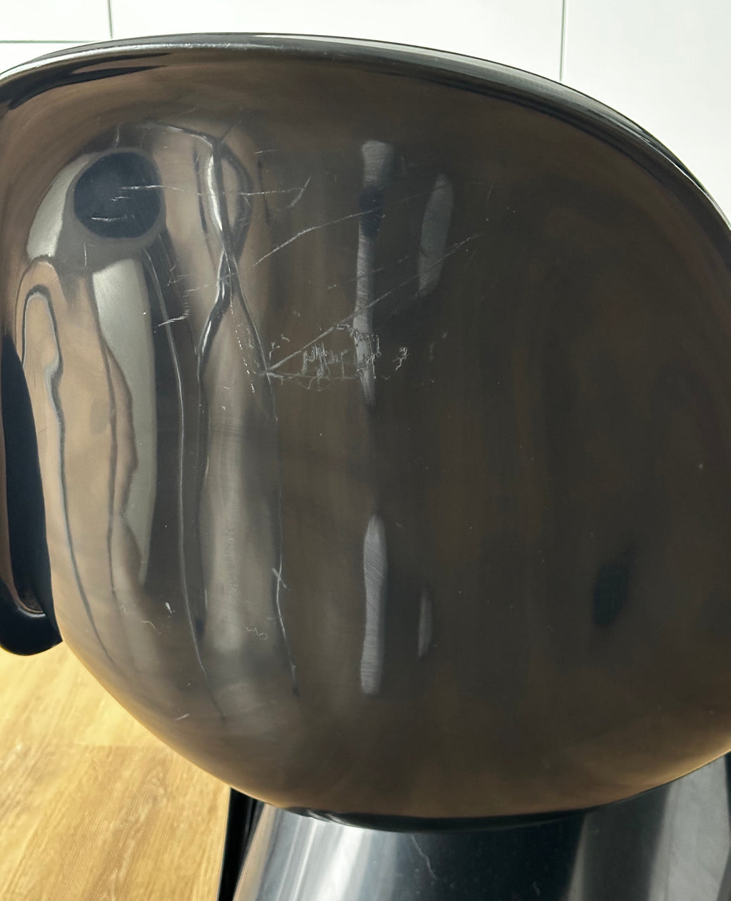 Panton Chair Fehlbaum – Schwarz Hochglanz (1971) | Original Vintage Designklassiker