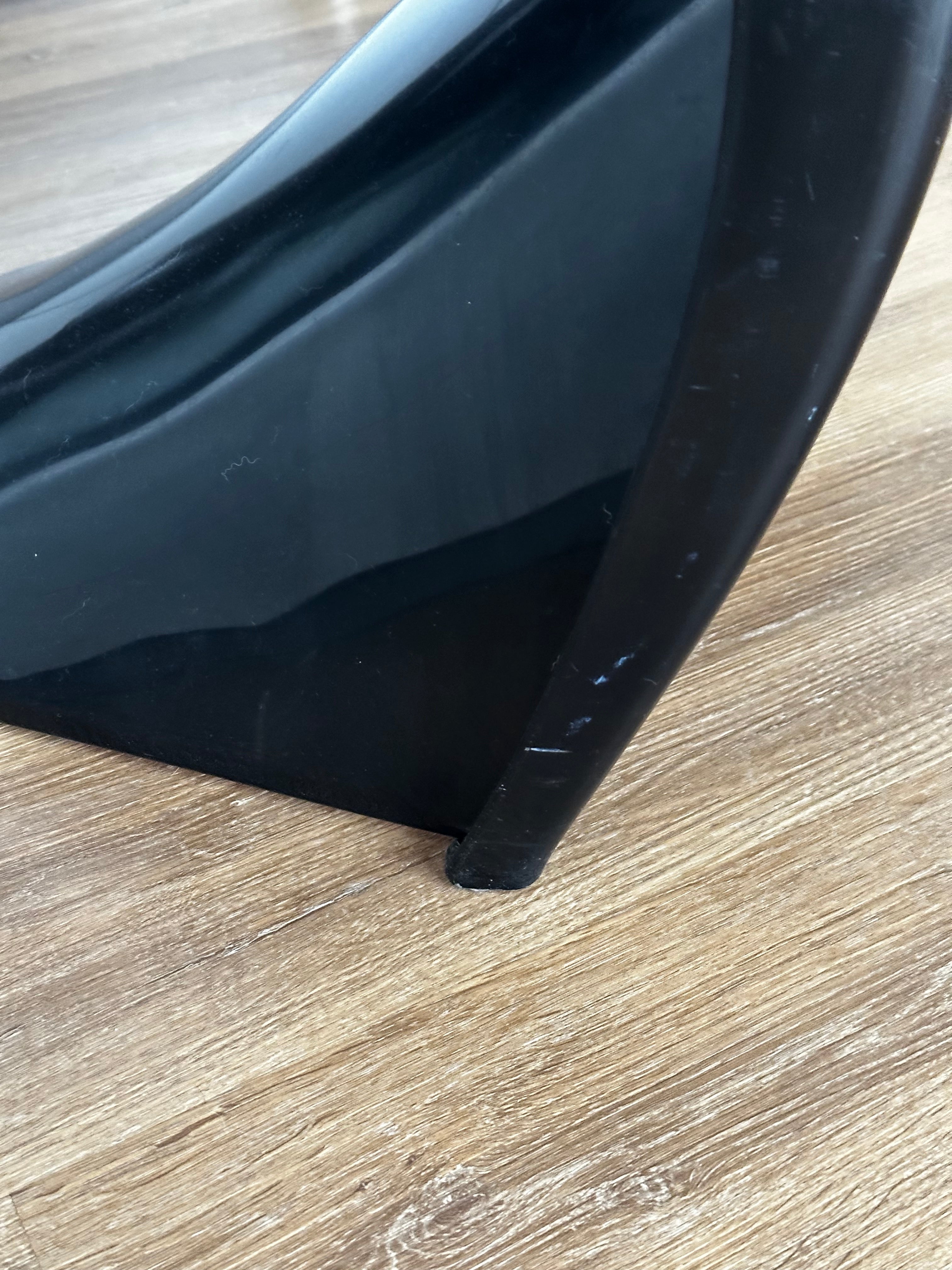 Panton Chair Fehlbaum – Schwarz Hochglanz (1971) | Original Vintage Designklassiker