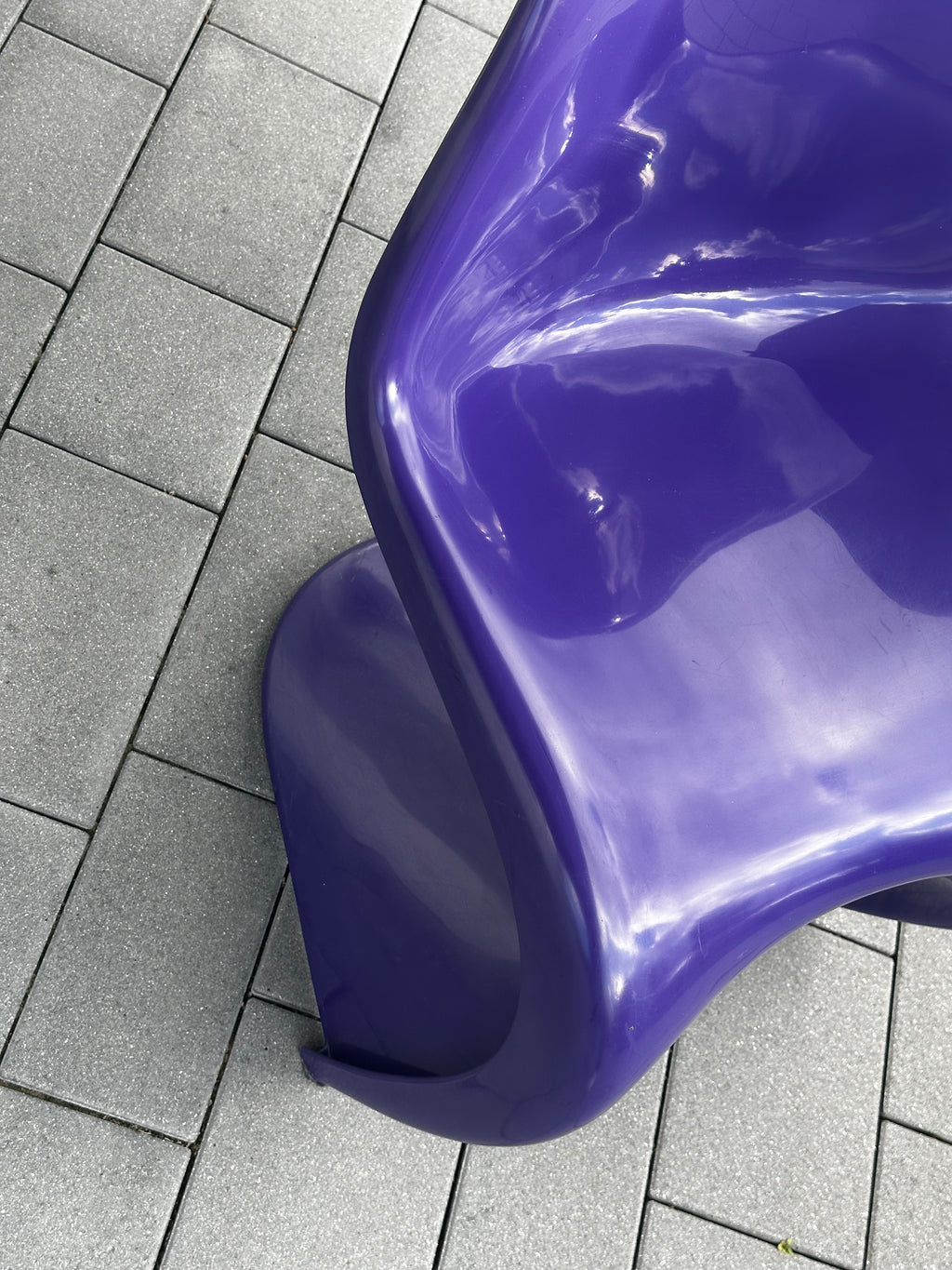 Verner Panton Chair Lila – Herman Miller Fehlbaum 1971