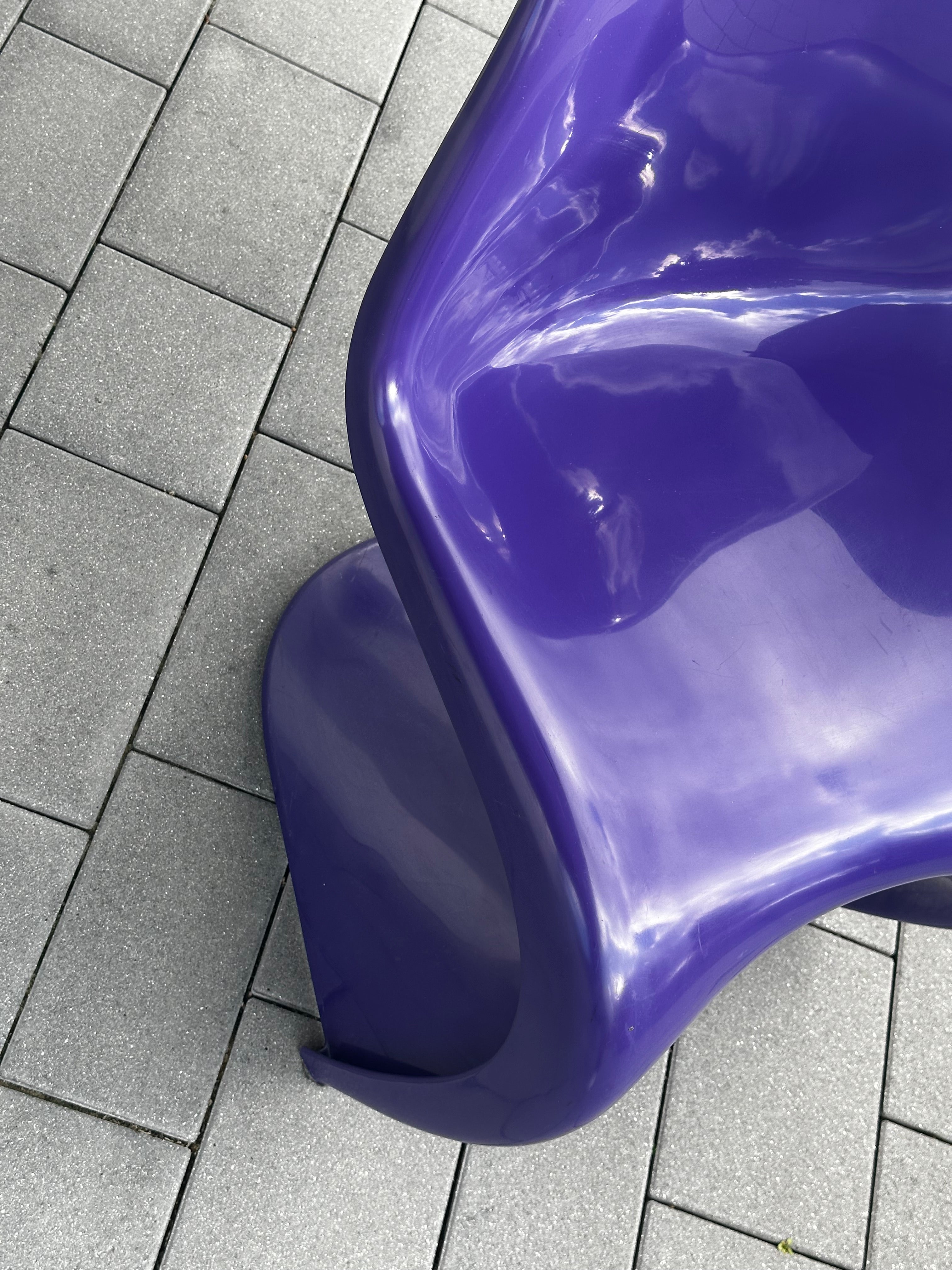 Verner Panton Chair Lila – Herman Miller Fehlbaum 1971