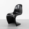 Panton Chair Fehlbaum – Schwarz Hochglanz (1971) | Original Vintage Designklassiker