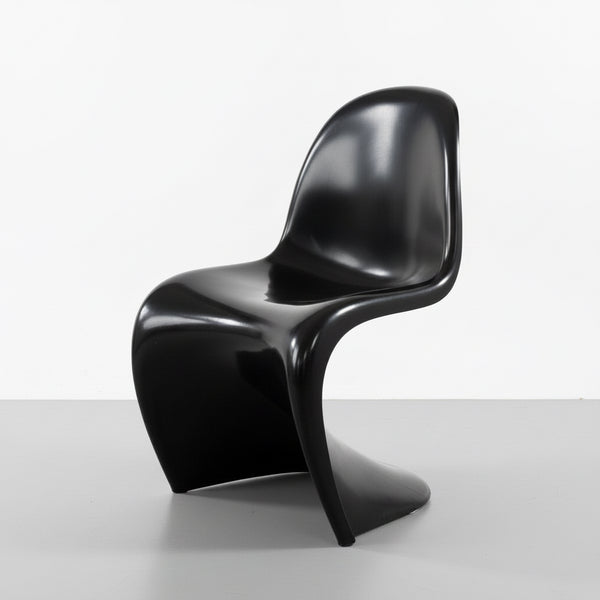 Panton Chair Fehlbaum – Schwarz Hochglanz (1971) | Original Vintage Designklassiker