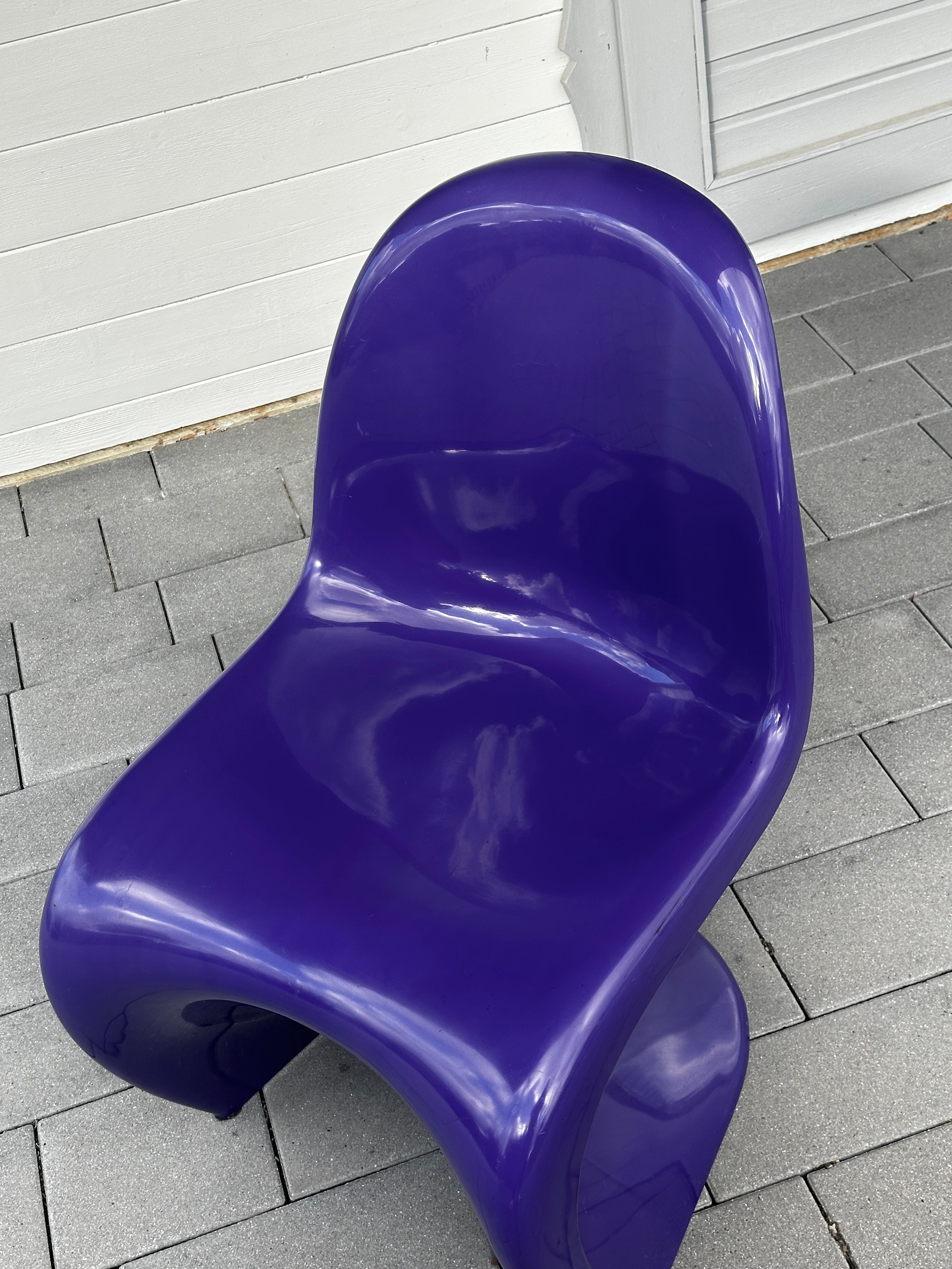 Verner Panton Chair Lila – Herman Miller Fehlbaum 1971