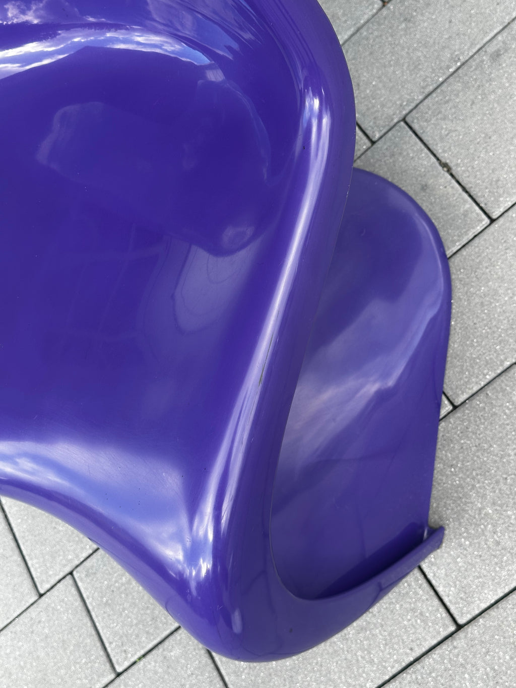 Verner Panton Chair Lila – Herman Miller Fehlbaum 1971
