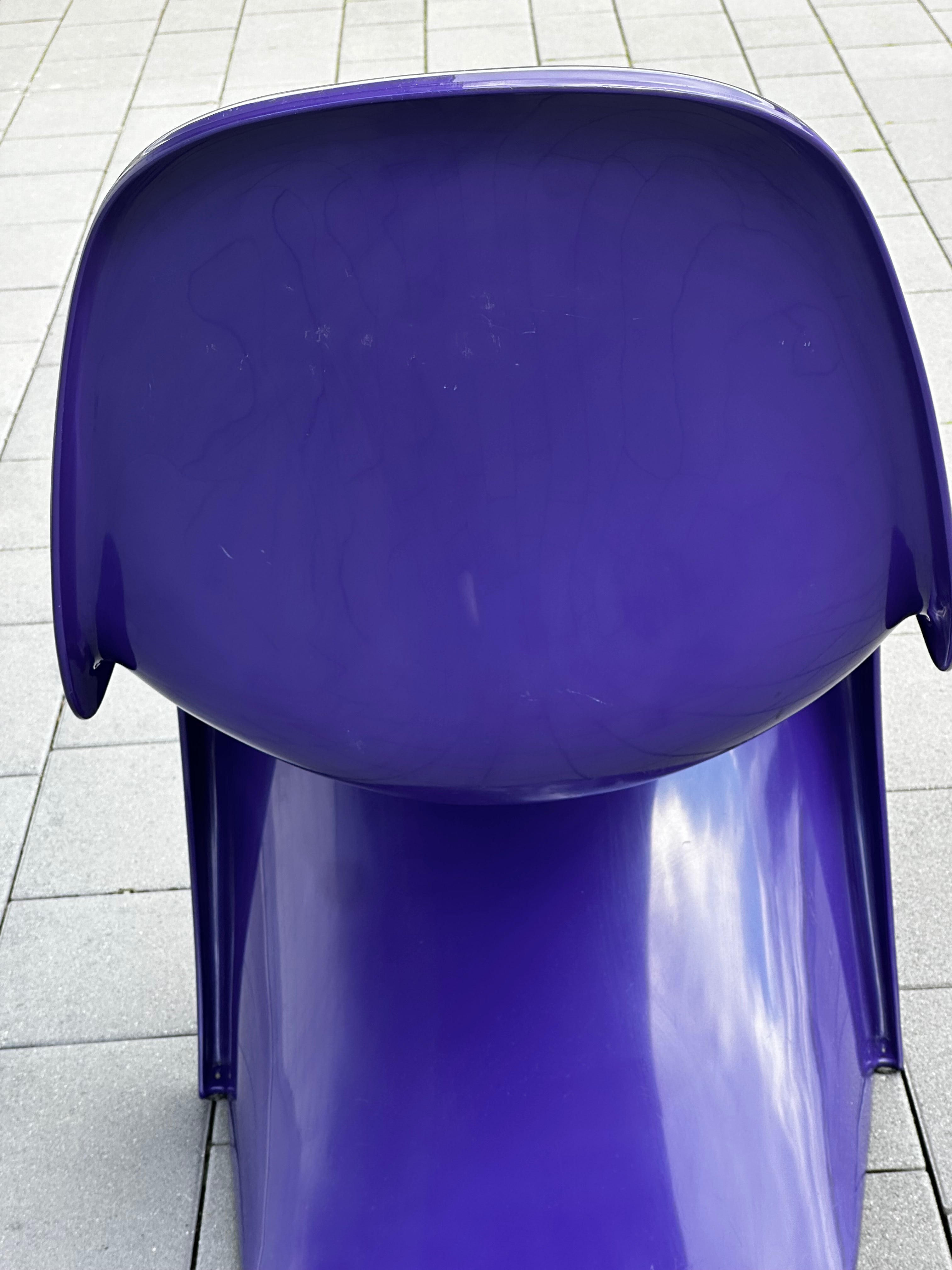Verner Panton Chair Lila – Herman Miller Fehlbaum 1971