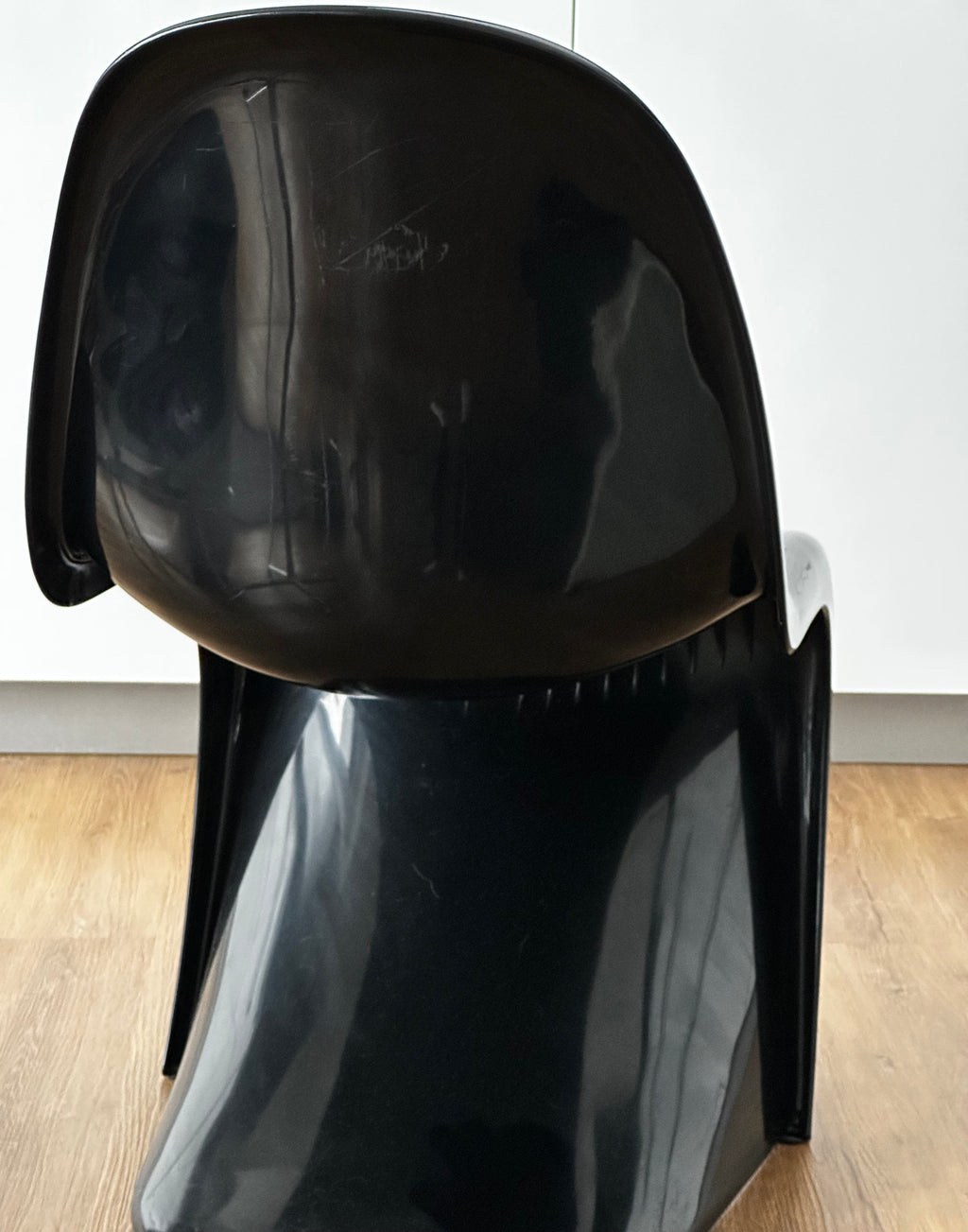 Panton Chair Fehlbaum – Schwarz Hochglanz (1971) | Original Vintage Designklassiker
