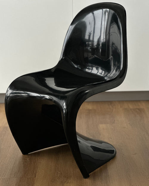 Panton Chair Fehlbaum – Schwarz Hochglanz (1971) | Original Vintage Designklassiker