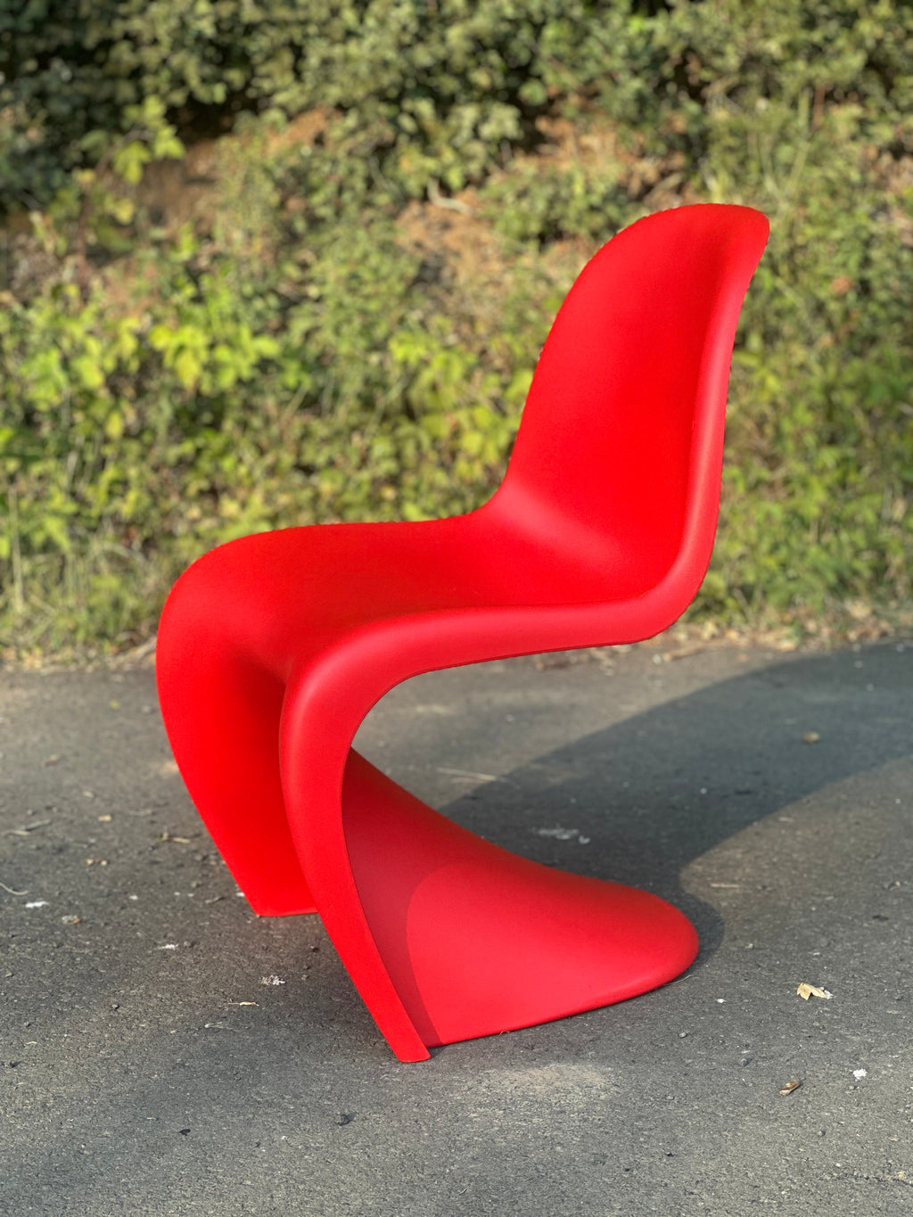 Panton Chair Rot Matt – Original Vintage Designklassiker